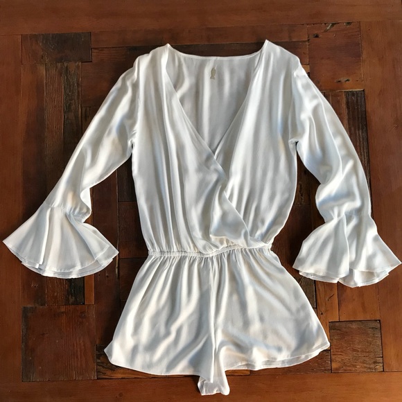 Indah Zuma Crossover Romper Citrus